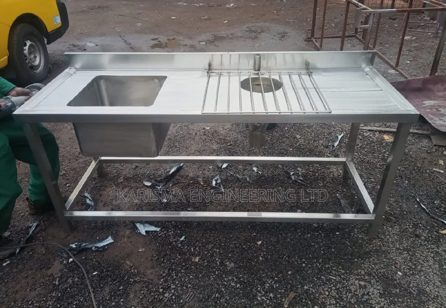 SLUICE SINK Stainless Steel Hospital Sluice Sink