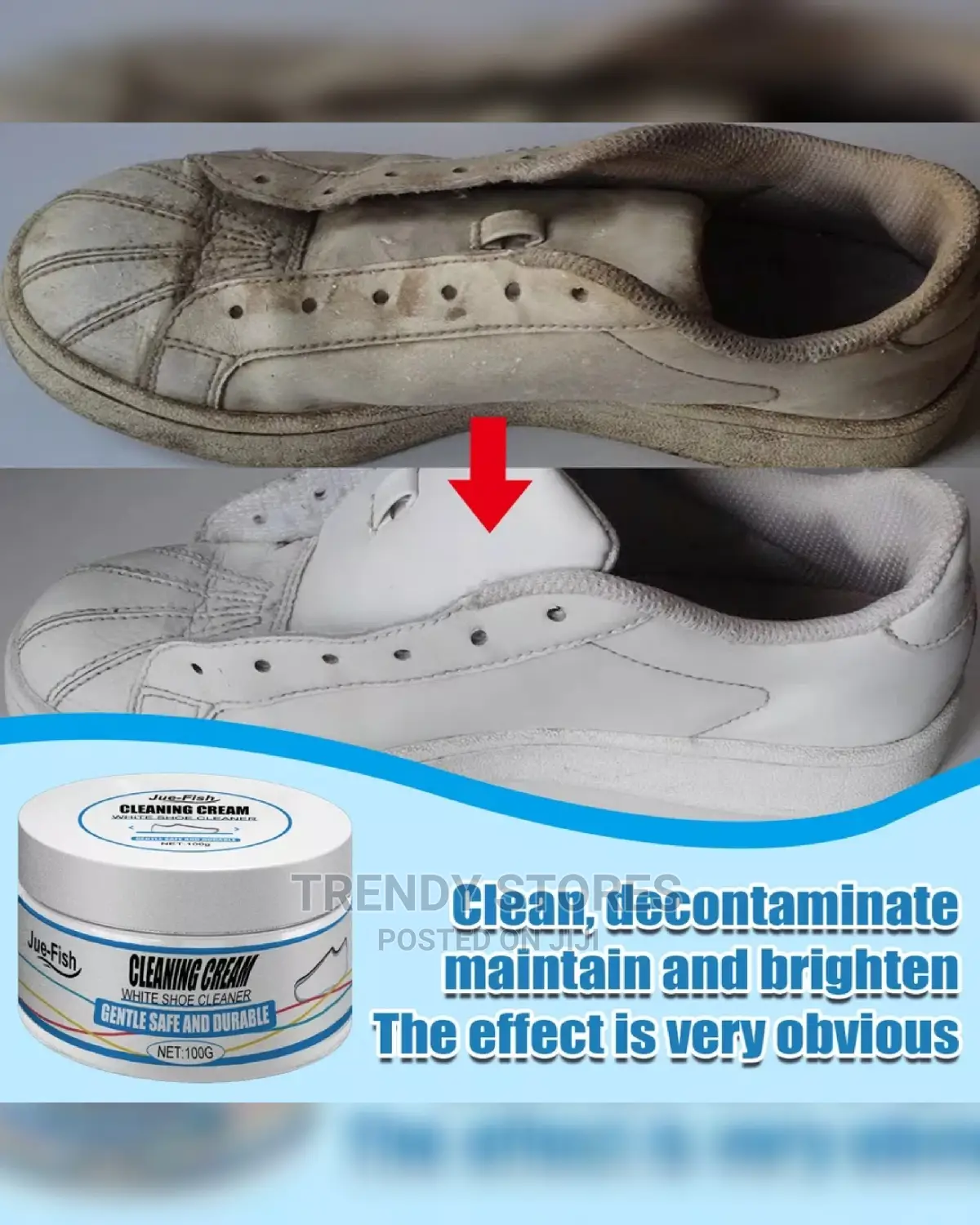 100g White Shoe Cleaning Cream