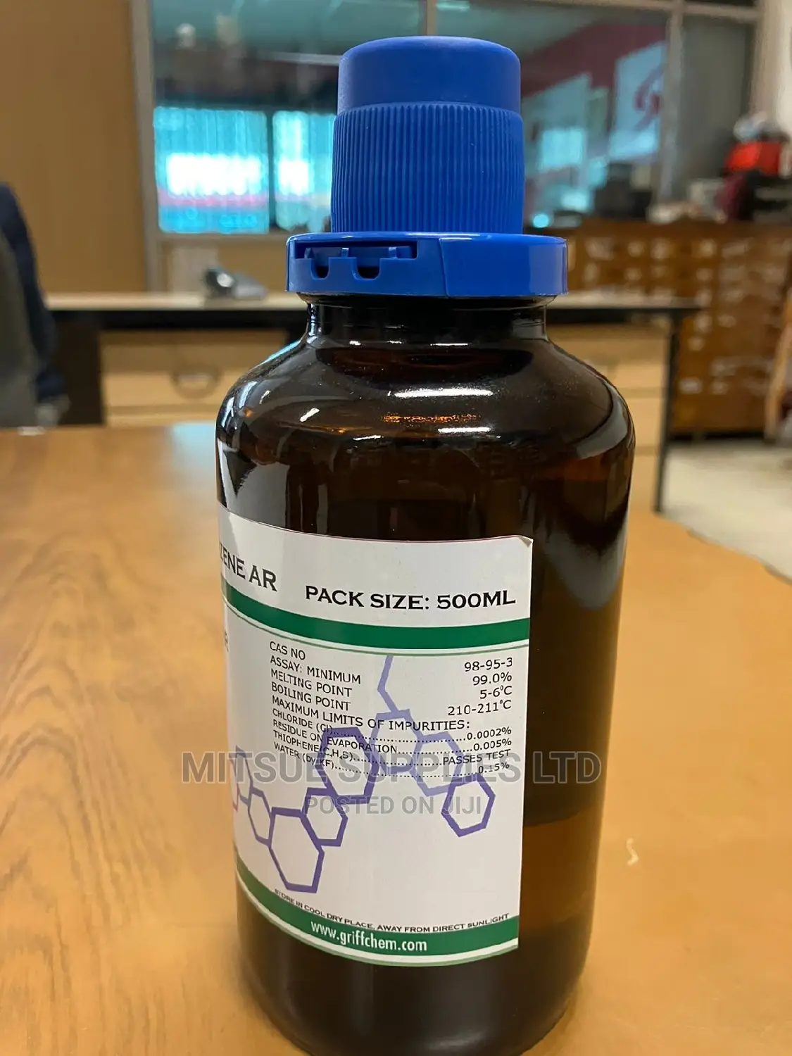 Nitrobenzene AR 500ml Griffchem