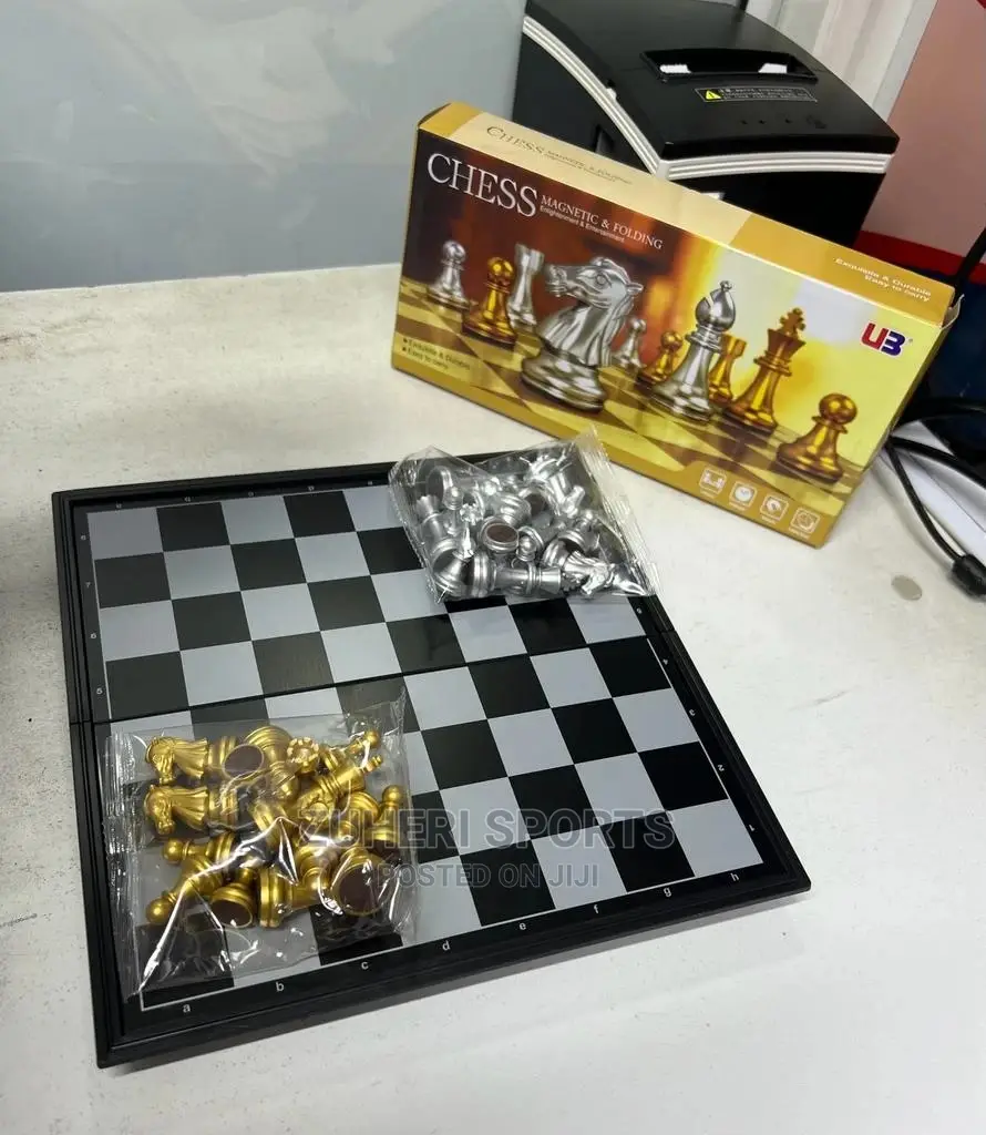 Chess Magnetic Foldable Chess Set Vintage