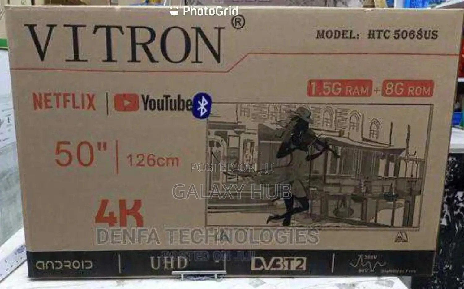 Vitron 50inches Smart Android Tv