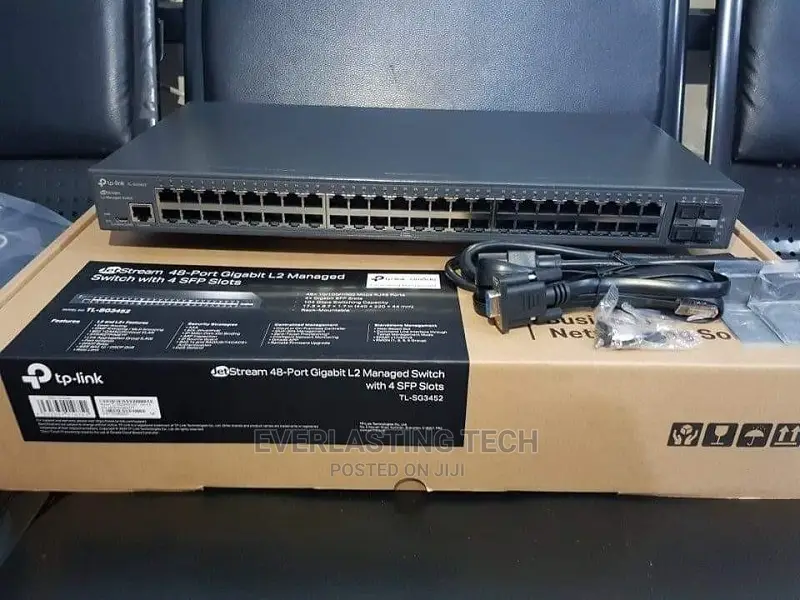 Tp-Link 52-Port Gigabit L2+ Managed Switch 48-Port Poe+ - Tl-Sg3452p