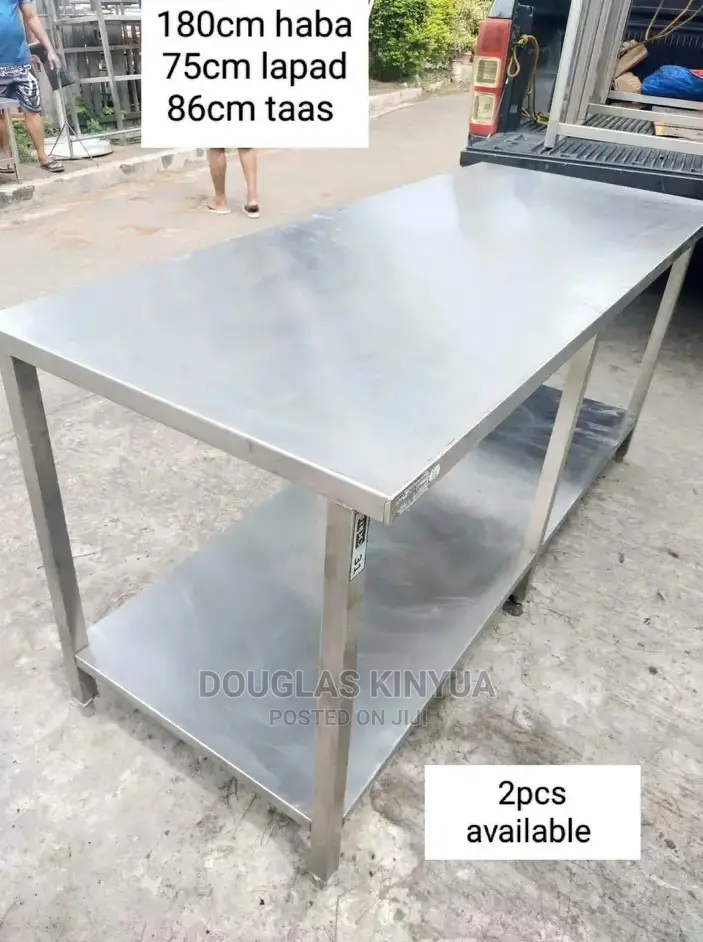 Stainless Steel Working Table Full Length::