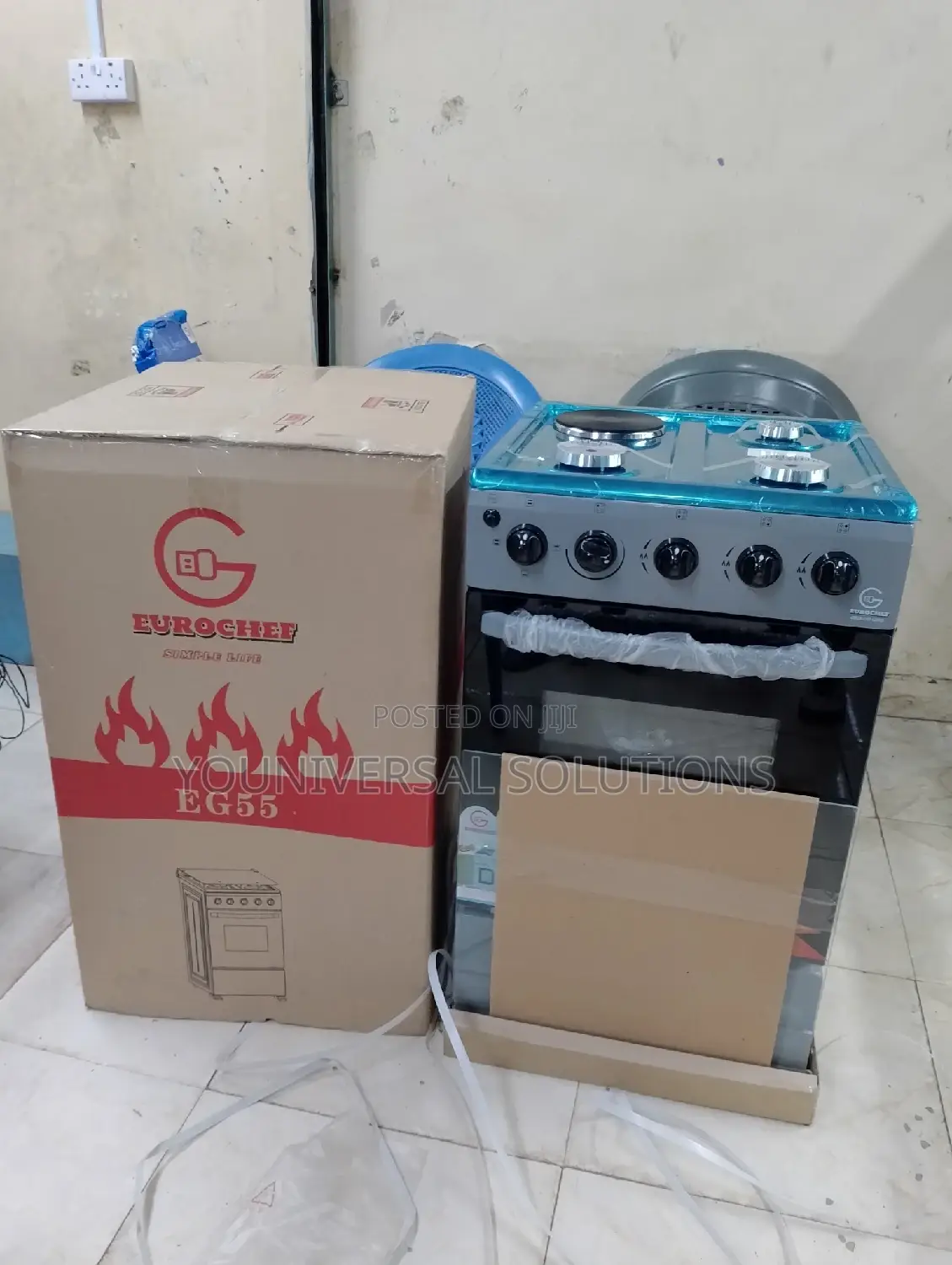 New Design 3+1 Eurocheff Standing Cooker