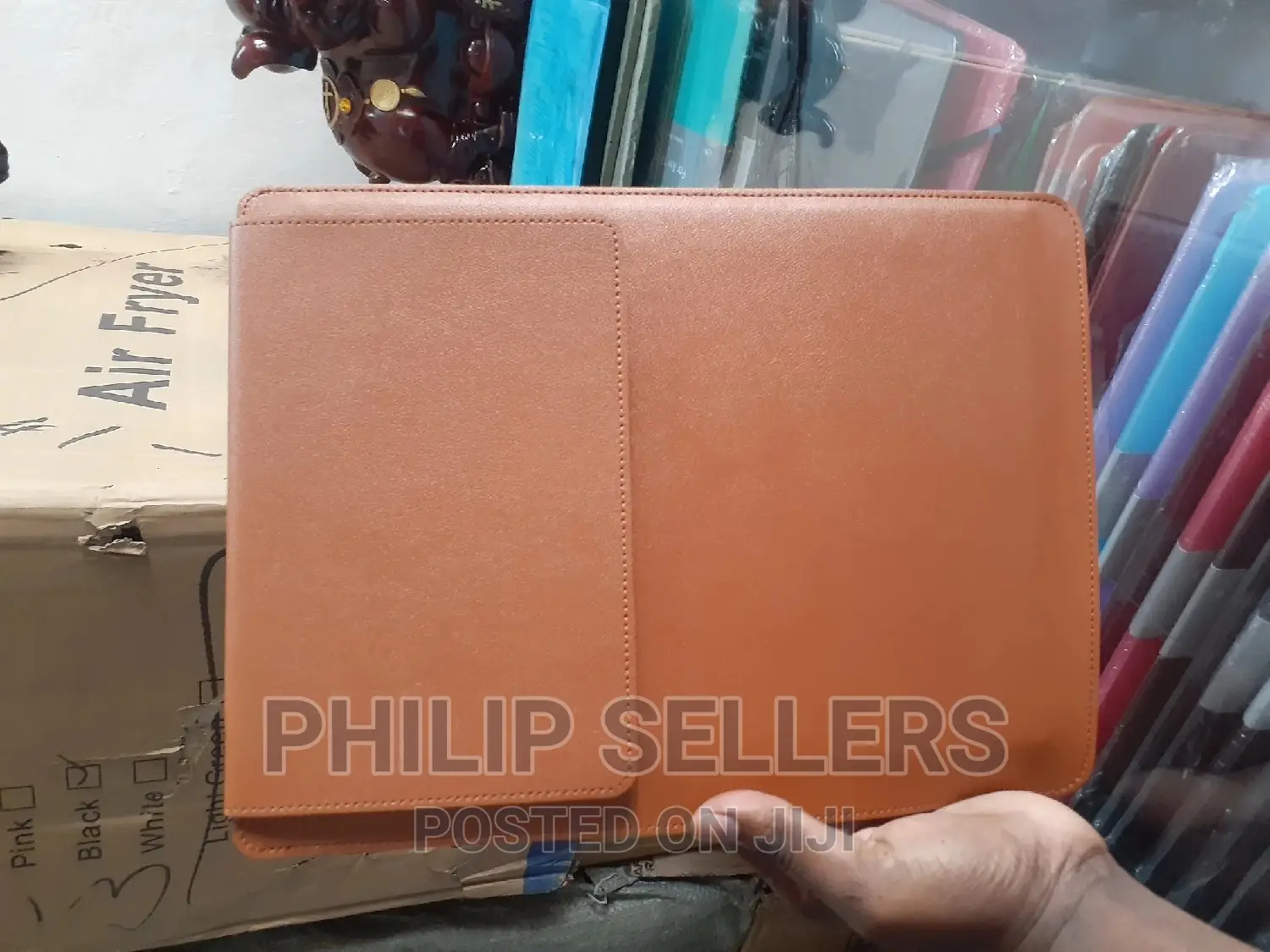 Laptop Stand Mouse Pouch With Charge Cable Storage