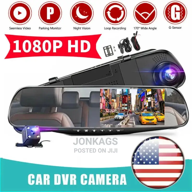 Car Rearview Mirror DVR Camera