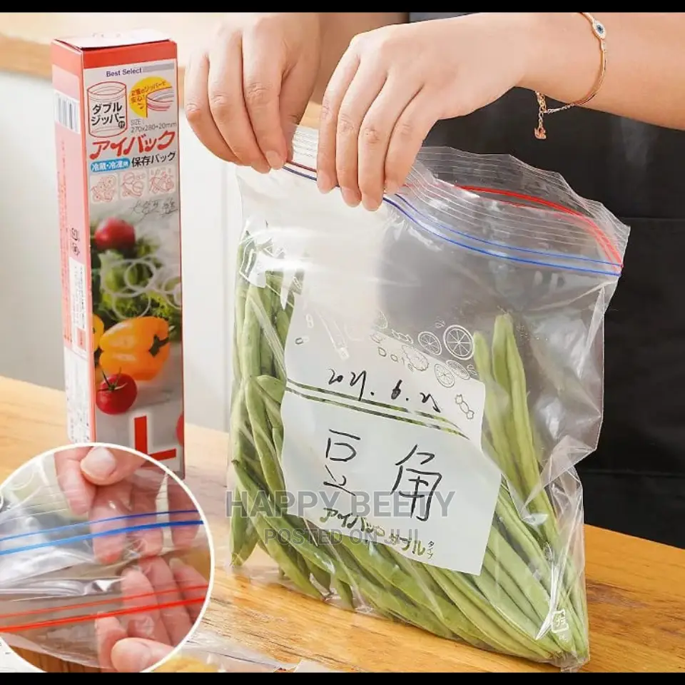 2 Kg Reusable Ziplock Fridge Bags