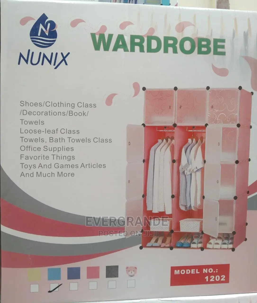 Plastic Wardrobe 3 Column Available Now