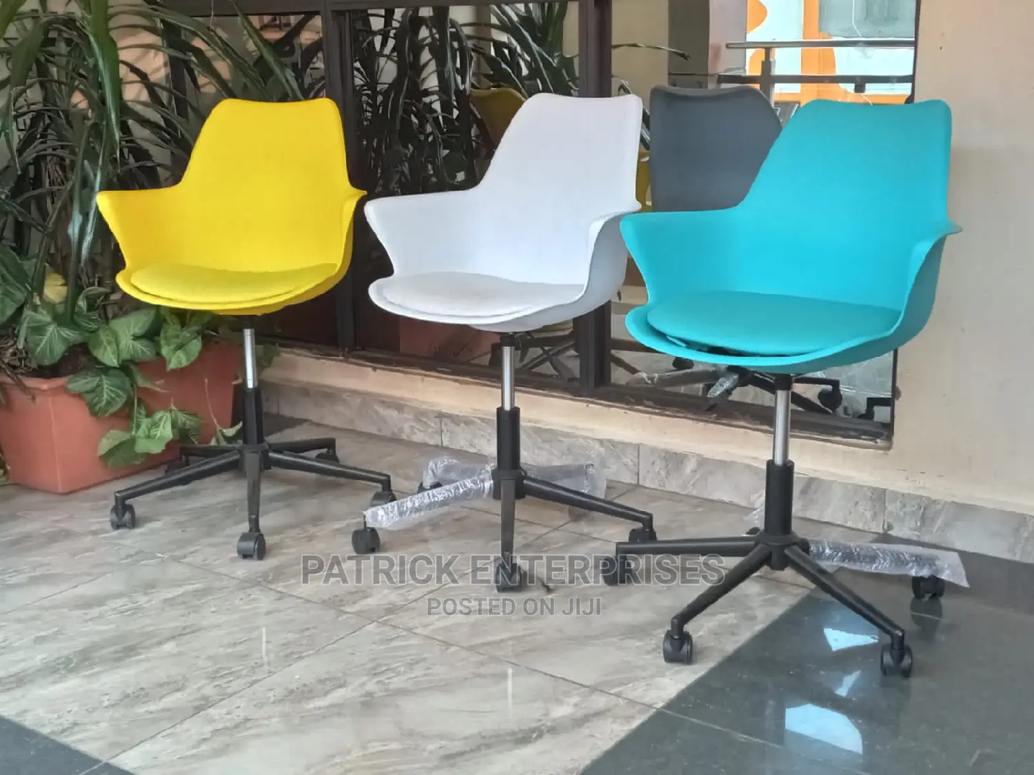 Imported Padded Eames Chairs