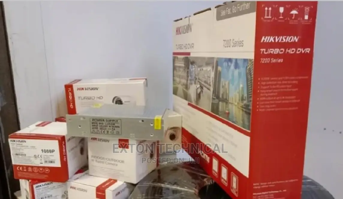 Hikvision 5 CCTV Cameras Complete 1080P Cameras