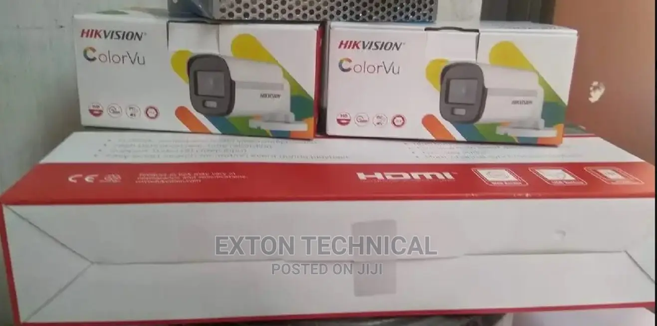 3 Colorvu CCTV Camera Hikvision Cameras