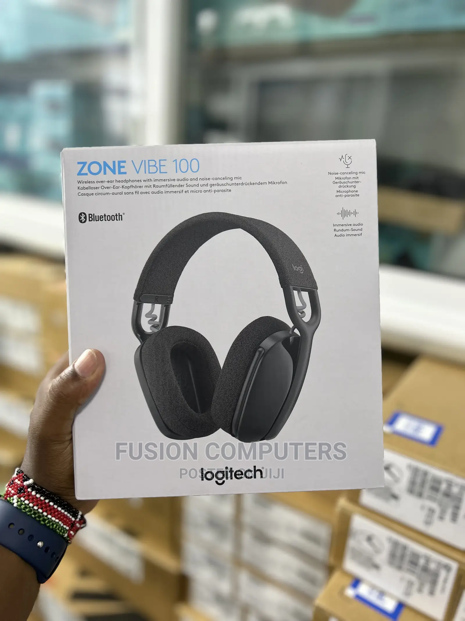 Logitech Zone Vibe 100 Wireless Over the Ear Headphones