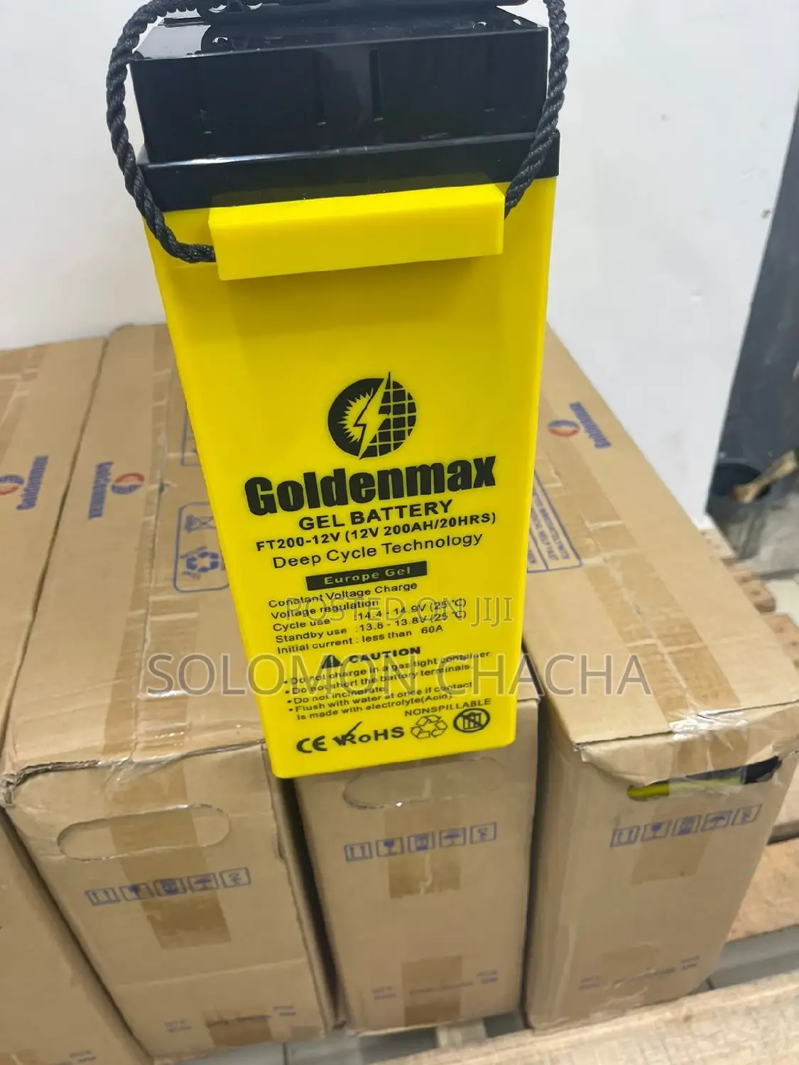 Goldenmax 200ah 12v Drycell Backup Battery