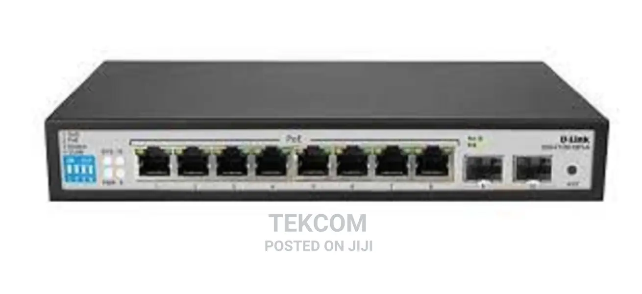 D-Link DGS-F1100-10PS 8-Port Poe Gigabit-Switch