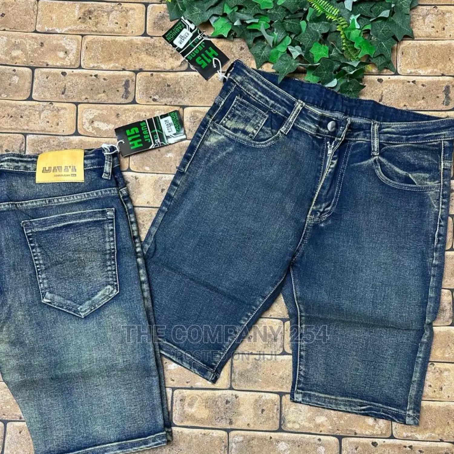 Legit Quality Brand Designer Men's Smart Denim Shorts