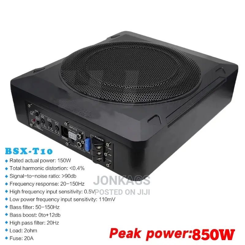 Car Underseat Subwoofer 850