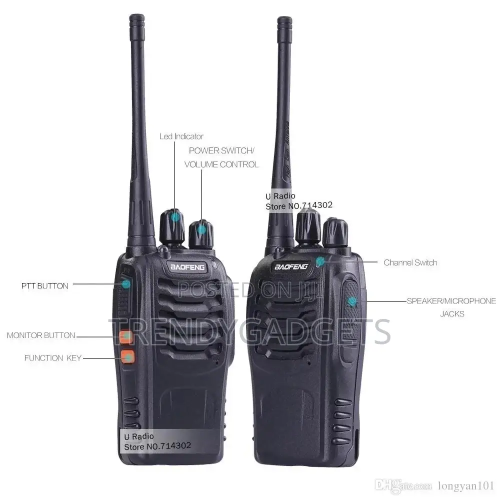 Two Way Walkie Talkies Baofeng