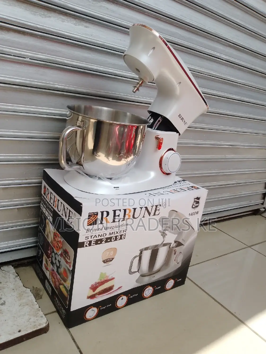 Commercial Stand Mixer 7litres Rebune