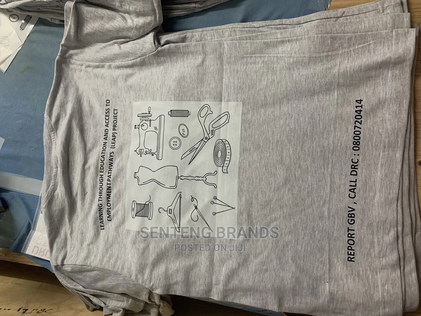 Grey Printed Tshirts