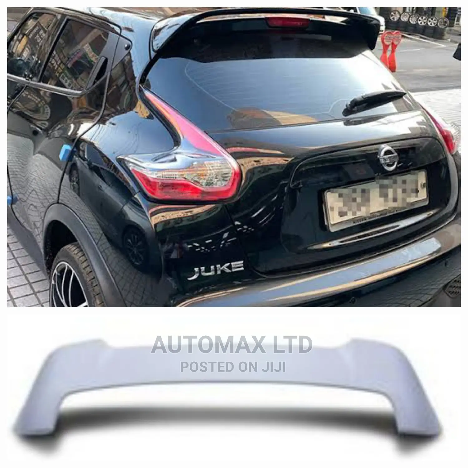 Yr2016+ Nissan Juke GT, Rear Wing Boot Spoiler, BLACK