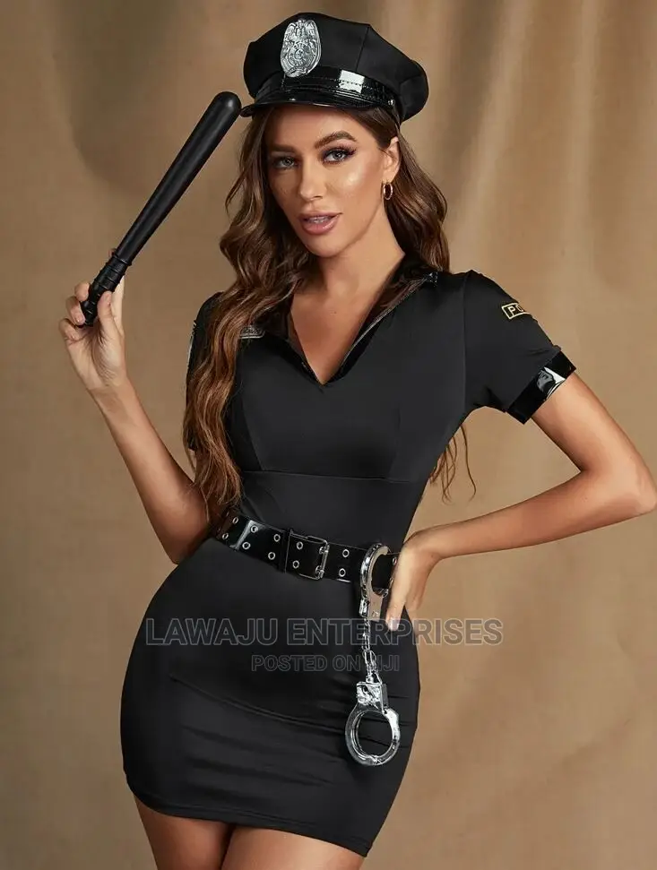 Mrs. Officer Police Cop Lingerie Wear Set