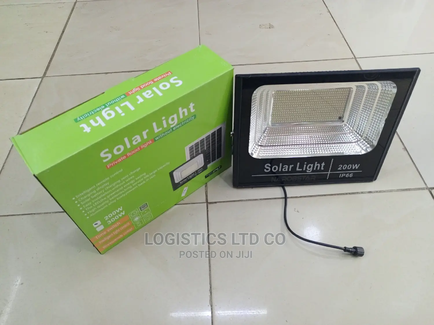 Solar Light 200W Watts Outdoor/Solar Floodlight Black 200W
