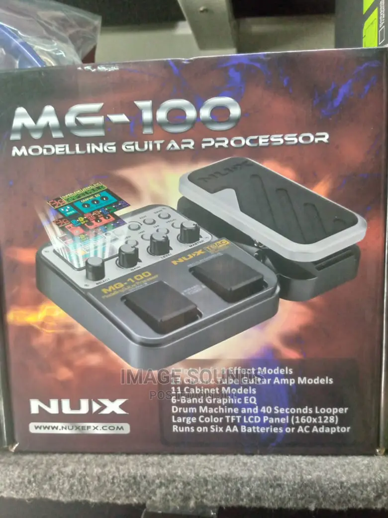 MG-100 Nux Guitar Modelling Effect With 58 Effects