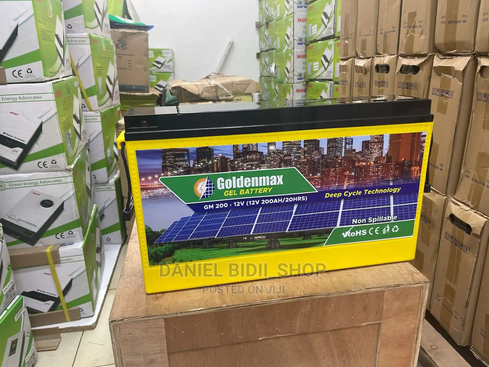 Goldenmax Gel Deep Cycle Battery 200ah 20hr 12v