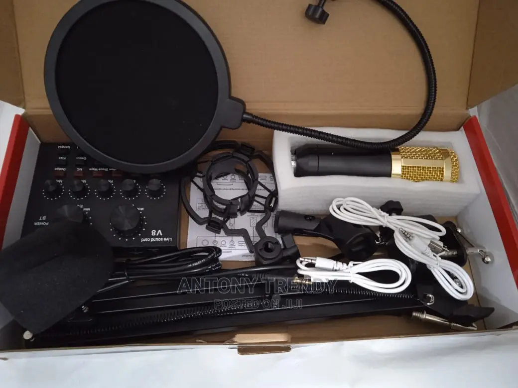Bm 800 Condenser Microphone Complete Kit – Home Studio Setup
