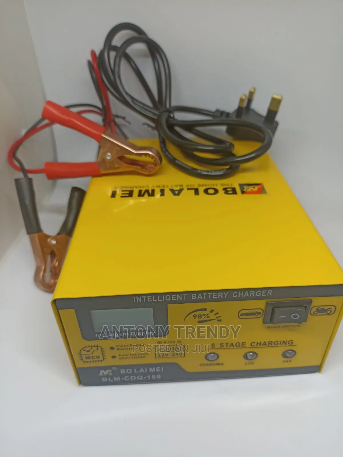 Bolaimei 12v/24v Intelligent Car Battery Fast Pulse Charger