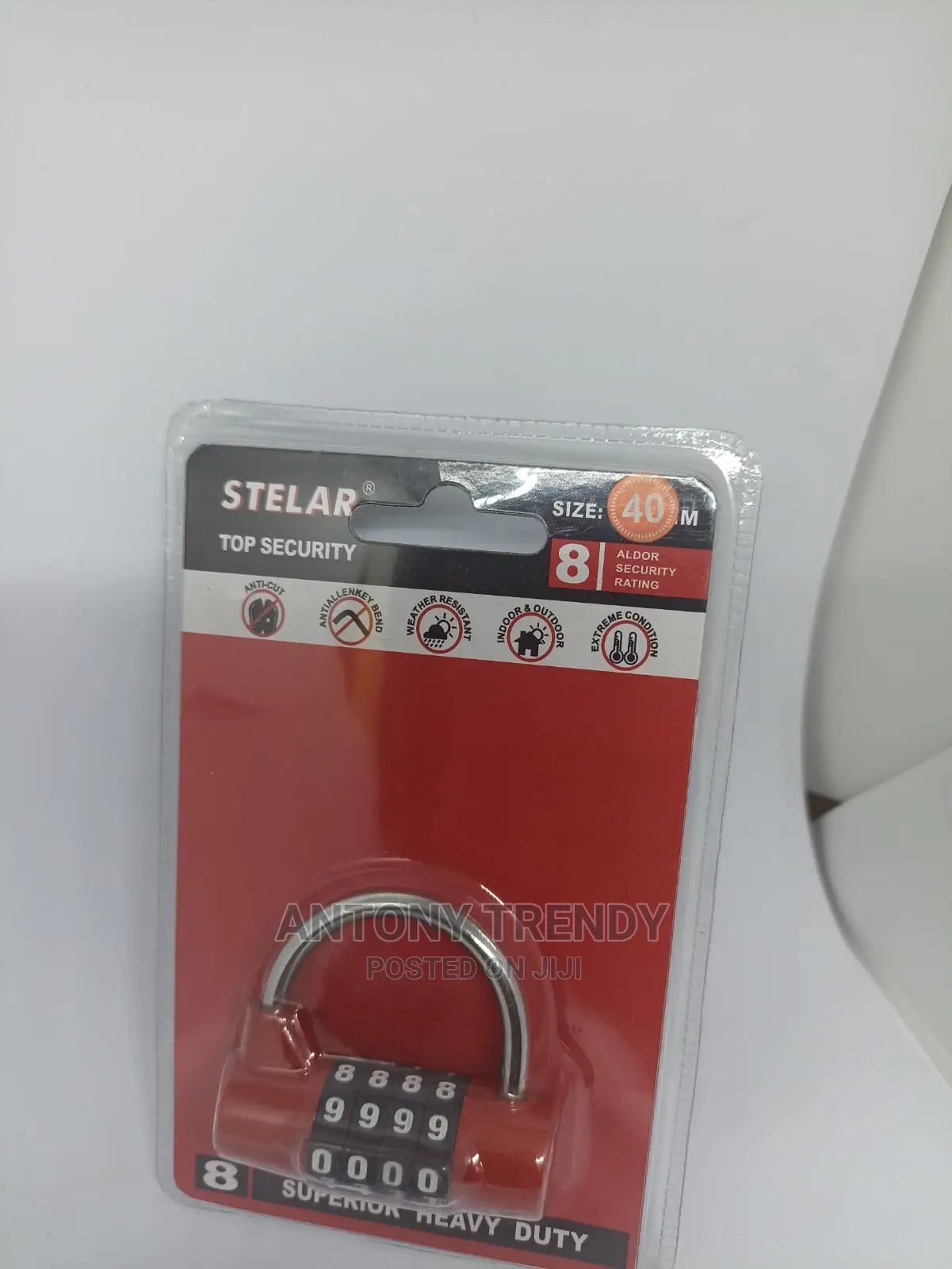 Trendy Zinc Alloy 5-Digit Combination Padlock