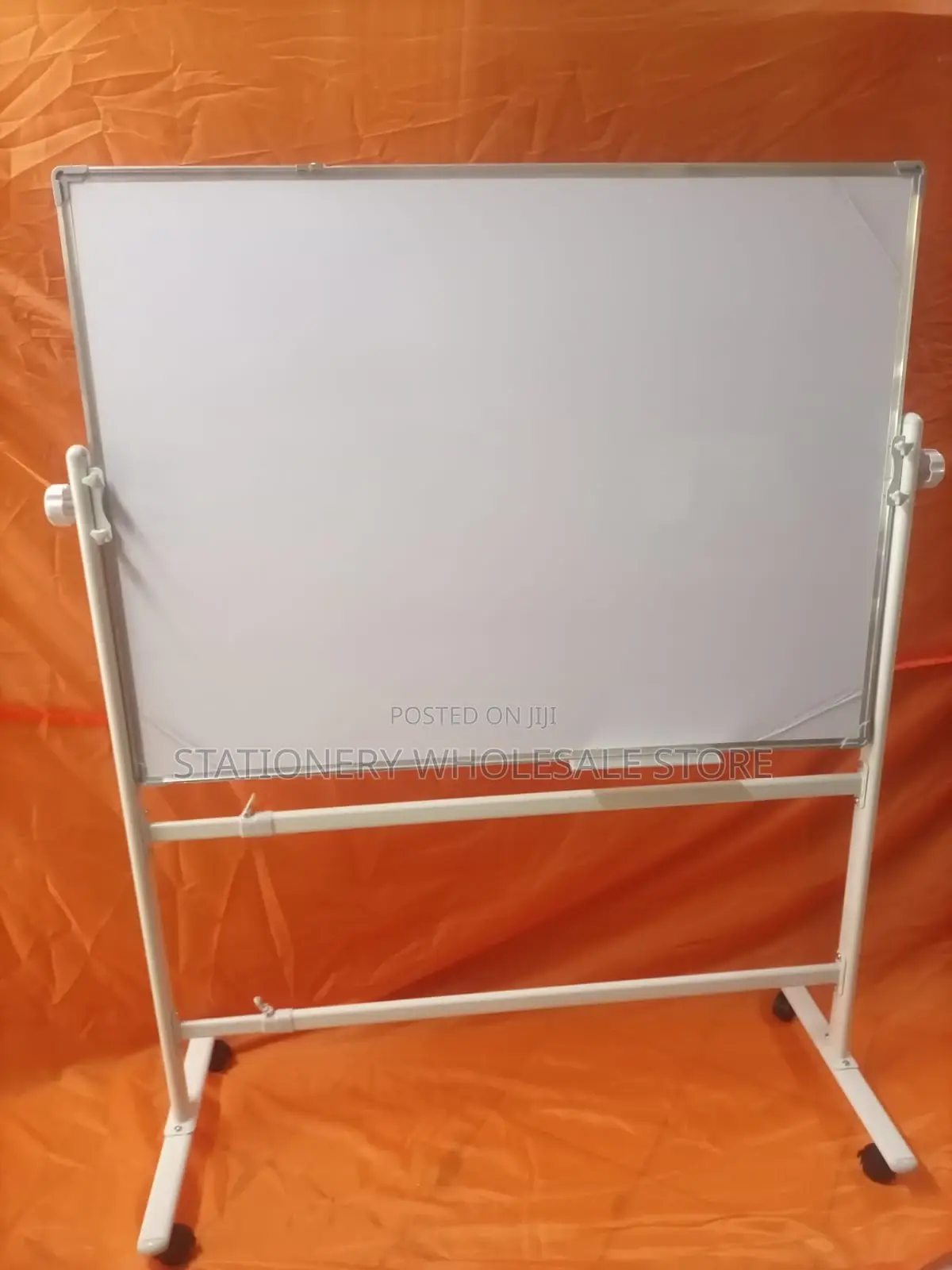 4ft by 3ftwhiteboard on a Wheeled Stand for Outdoor Displays