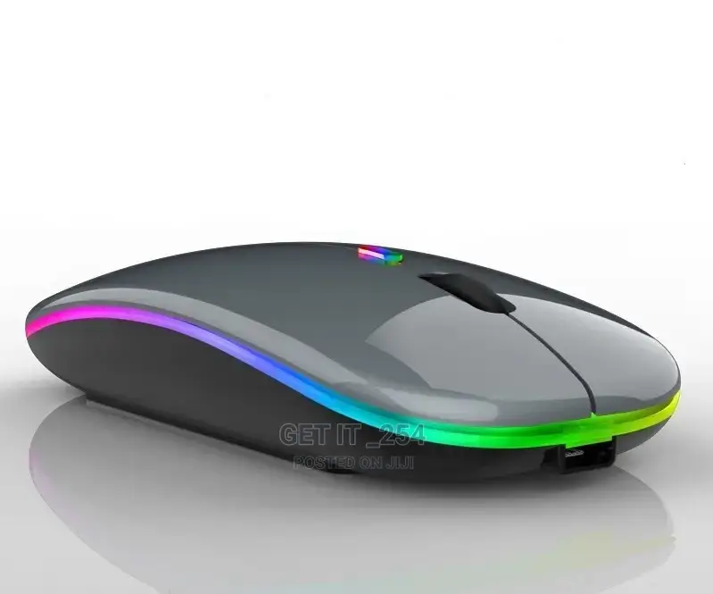 Led Wireless Mouse  Has A Simple, Portable And Minimalisti