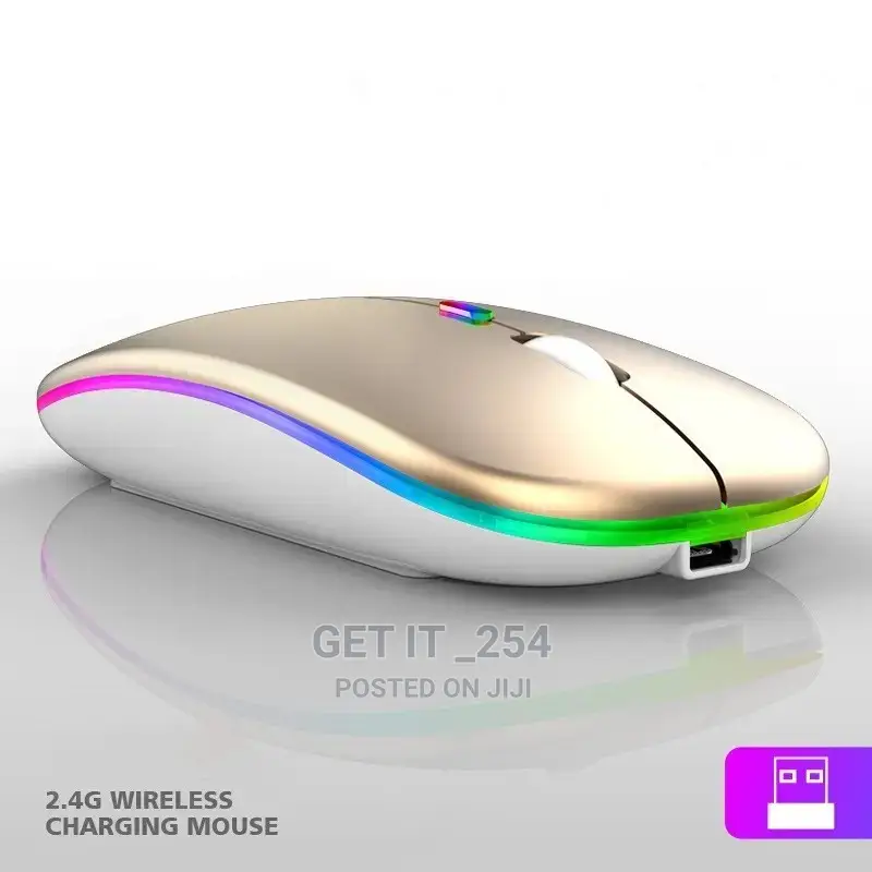 Led Wireless Mouse  Has A Simple, Portable And Minimalisti