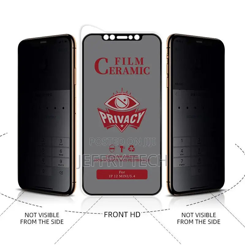iPhone 14 Pro Max/ Privacy Anti-Spy Ceramics Screen Protec