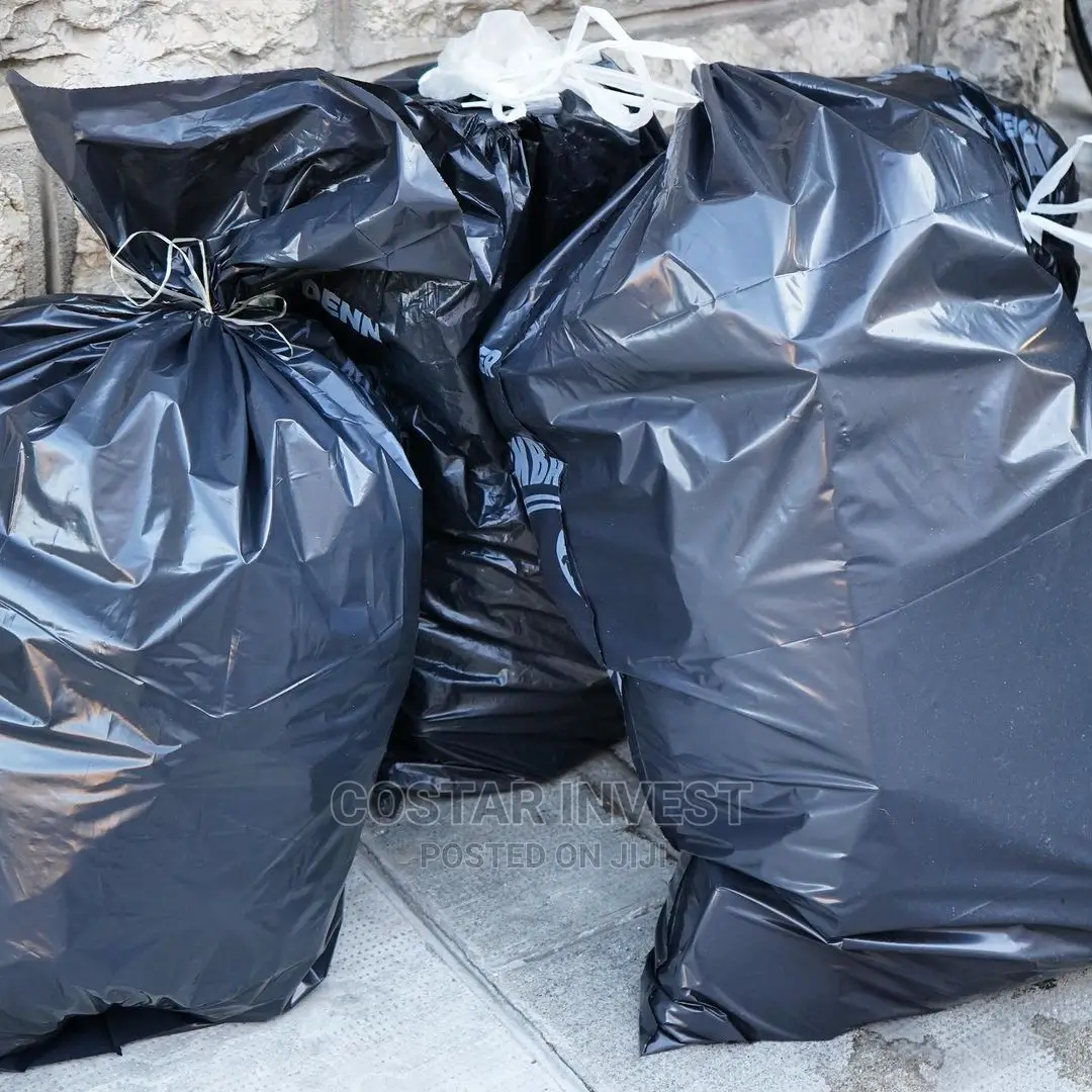 50 PCS (30X36 Inches) Garbage/Trash Bags-heavy GAUGE LARGE