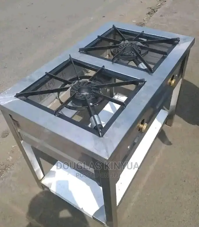 2burners Stainless Steel Gas Cooker.( High Pressure).
