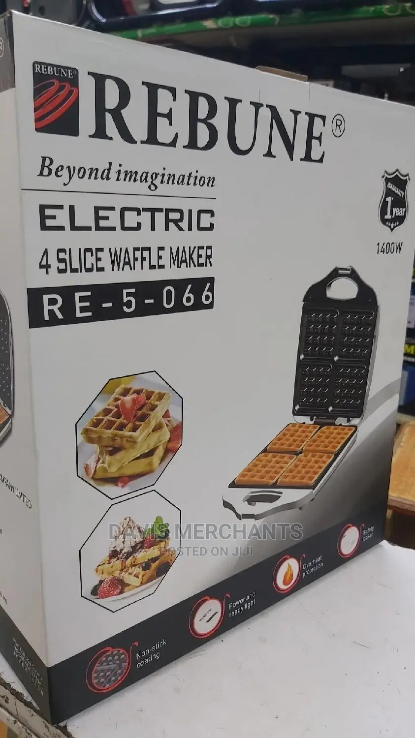 Waffle Baker 4pcs Machine