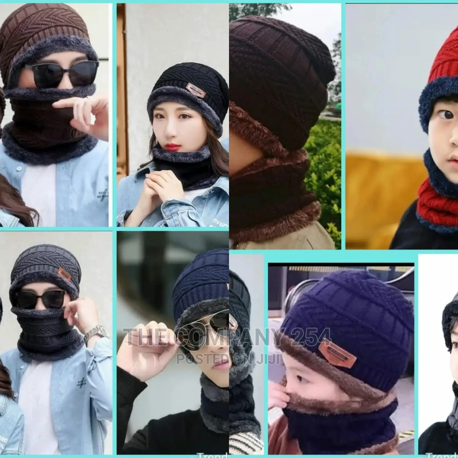 Kids and Adults Beanie Hats at 1000