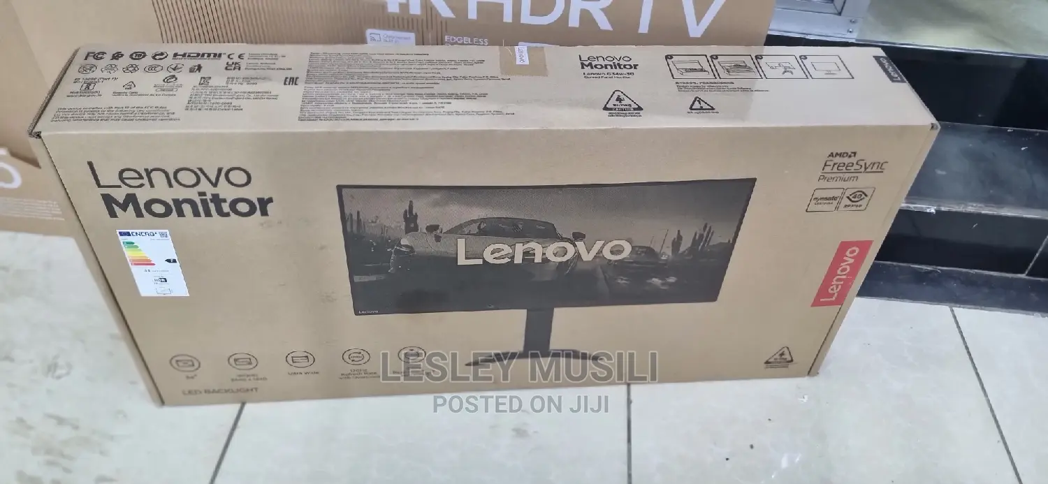 Lenovo G34w-30 34" Ultrawide QHD Curved Gaming Monitor