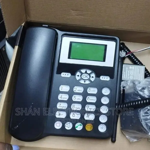 ^Wireless Desktop Phone Dual Sim Landline