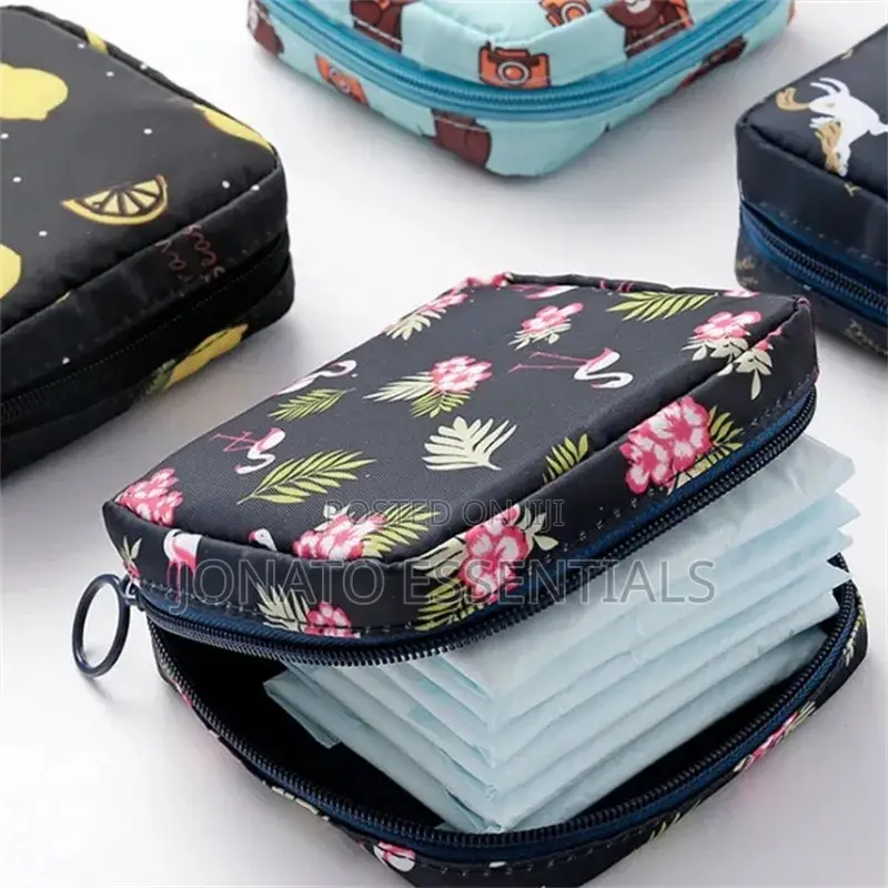 Sanitary Pads or Makeup Organizer, Bag, Pouch