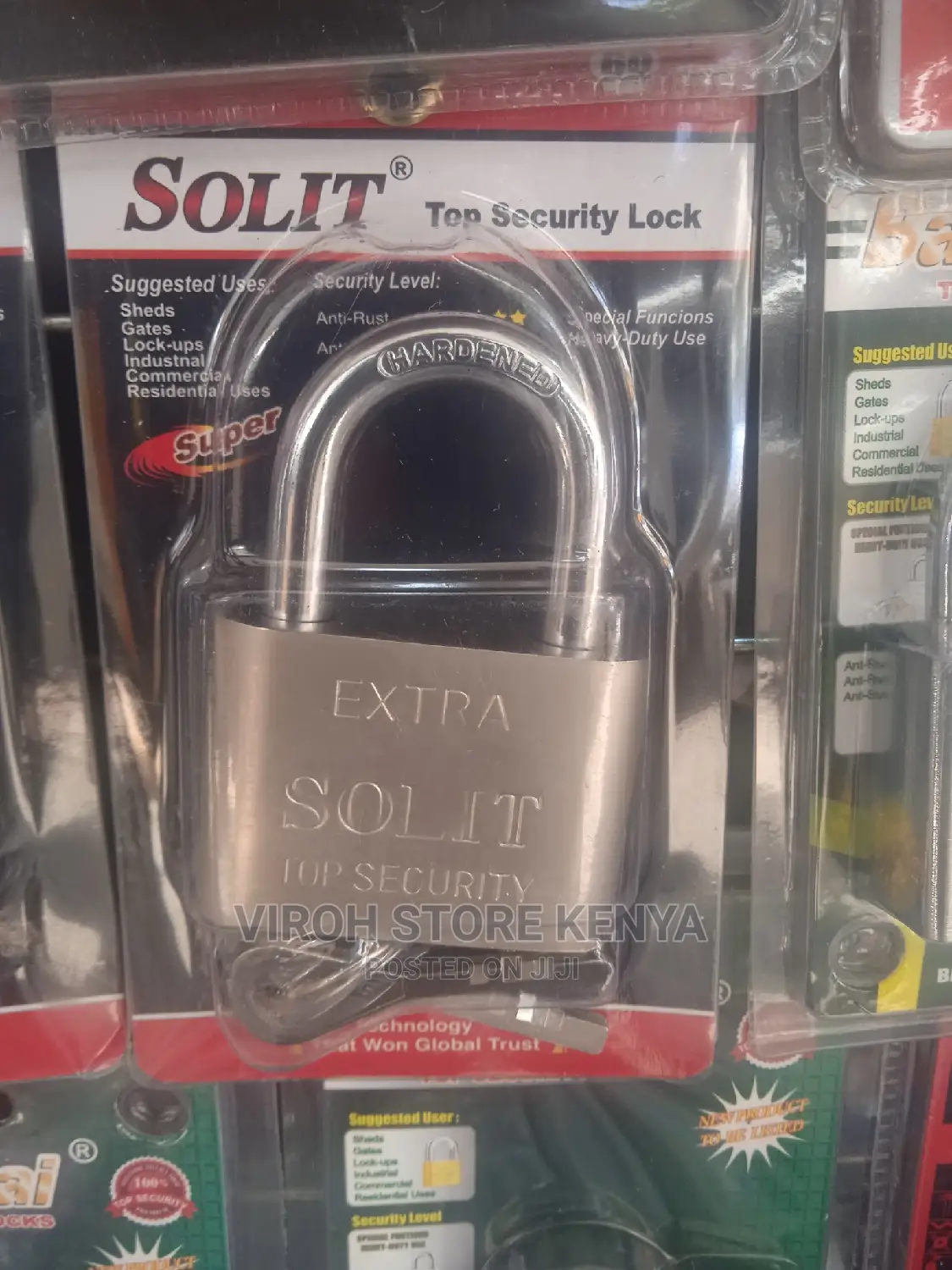 Solit 60mm Padlock 4 Keys Lock
