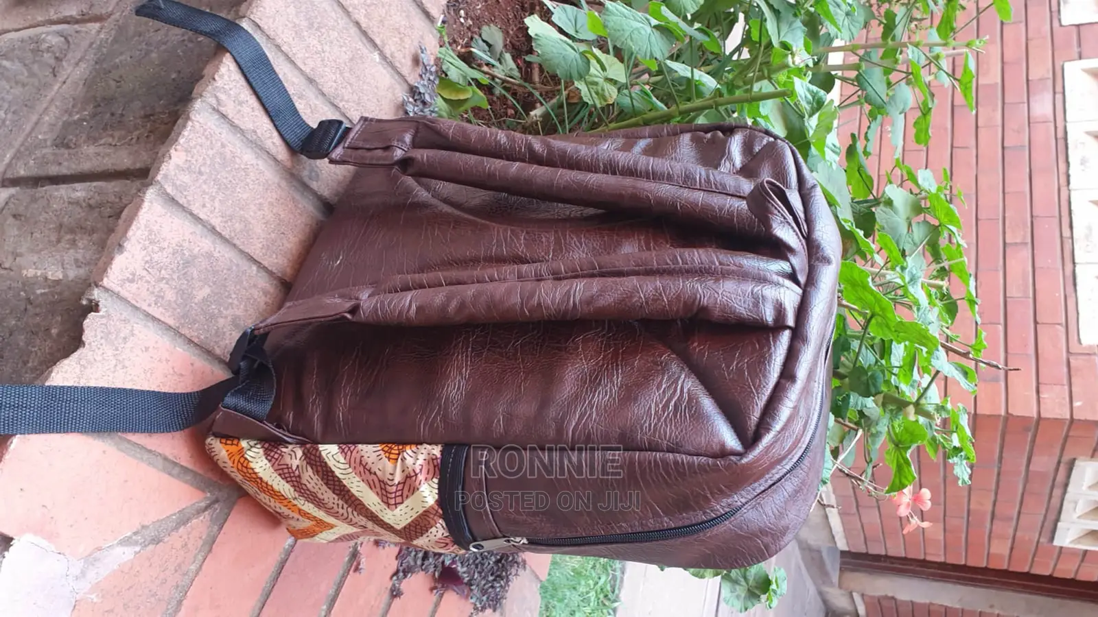 Faux Leather Backpack - Custom Design Made in Kenya
