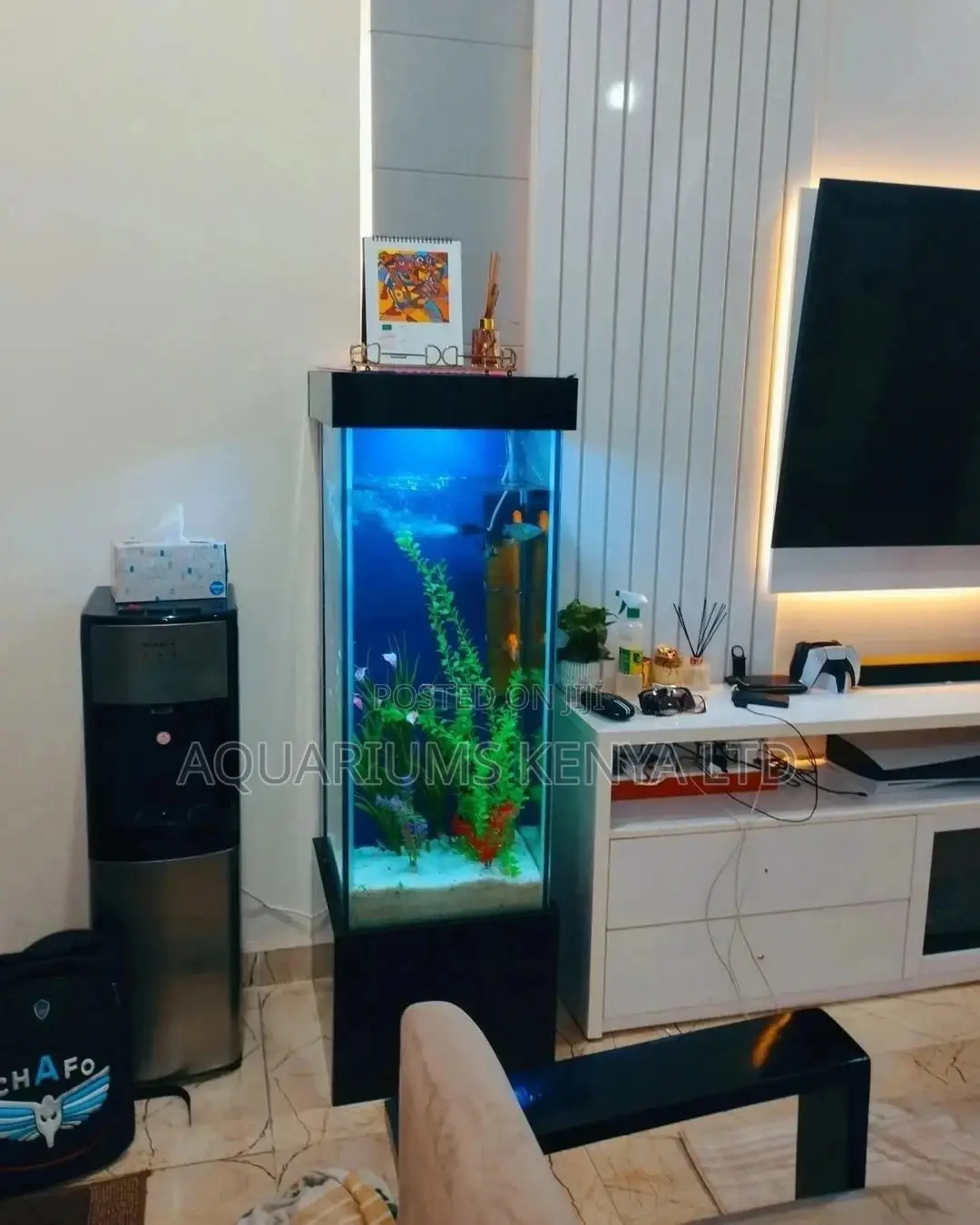 4ft Tall Aquarium, With a 3ft Tower Tank.