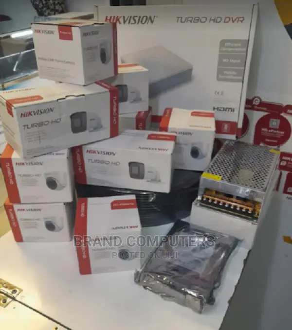 16 Cameras CCTV Hikvision Full HD (2MP) Full HD DVR Kit