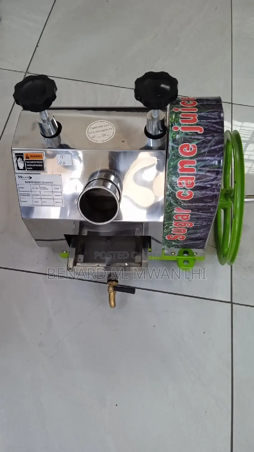 Sugarcane Crusher Manual