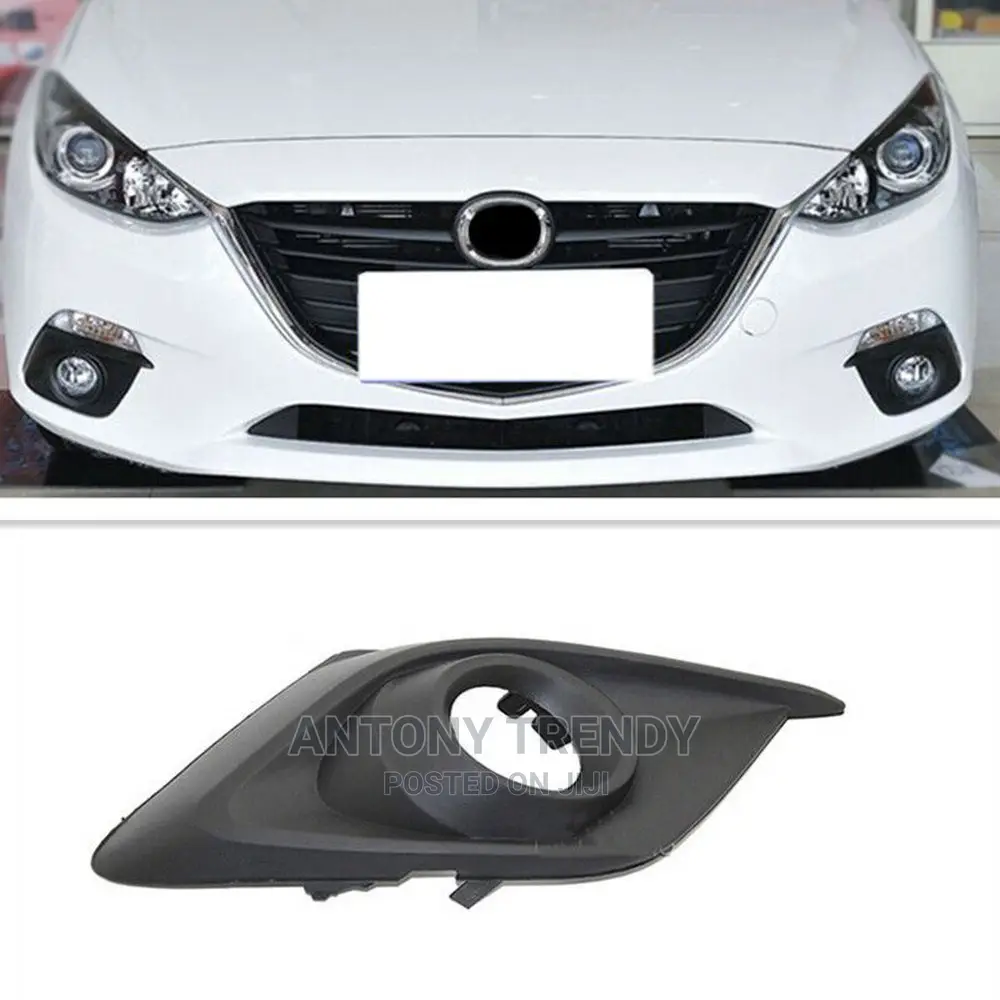 Fog Lamp Cover With Hole Fog Light Bezel for Mazda 3 Axela 2