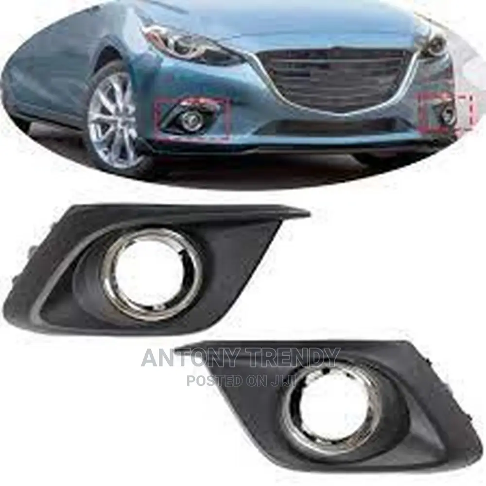 1pcs Skin Line Left Side Front Fog Lamp Cover With Hole Fog