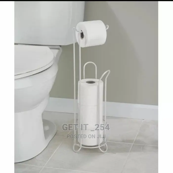Heavy Duty Stainless Steel Floor Standing Toilet Paper Rolls